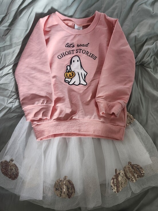 Other - Lets Tell Ghost Stories Sweat Shirt and Pumpkin Tutu Set